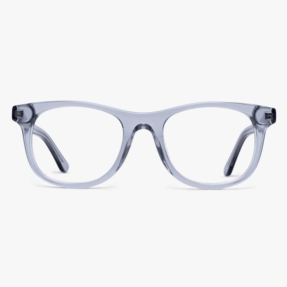 Get Malmö Crystal Grey reading glasses online – Luxreaders display picture 1