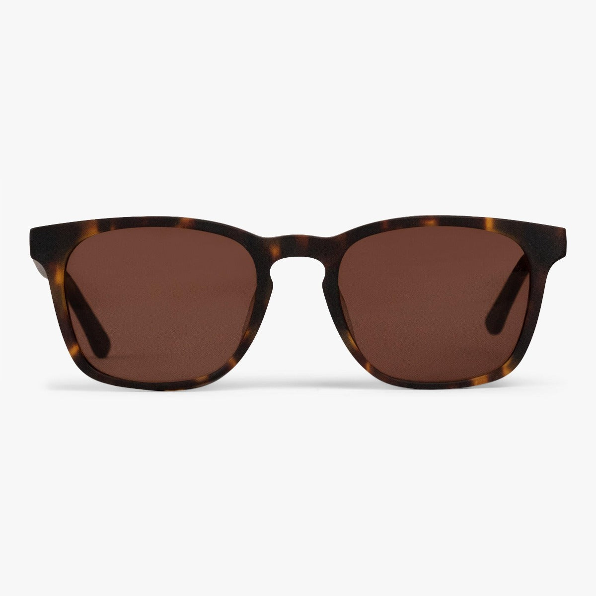 Luxreaders stylish Bornholm Dark Turtle Sunglasses. Made from Acetate in a Square shape.