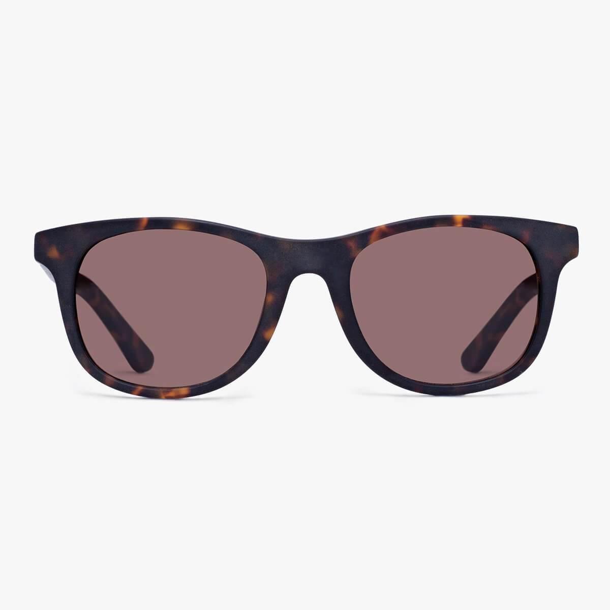 Luxreaders stylish Women's Malmö Dark Turtle Sunglasses. Made from Acetate in a Square shape.