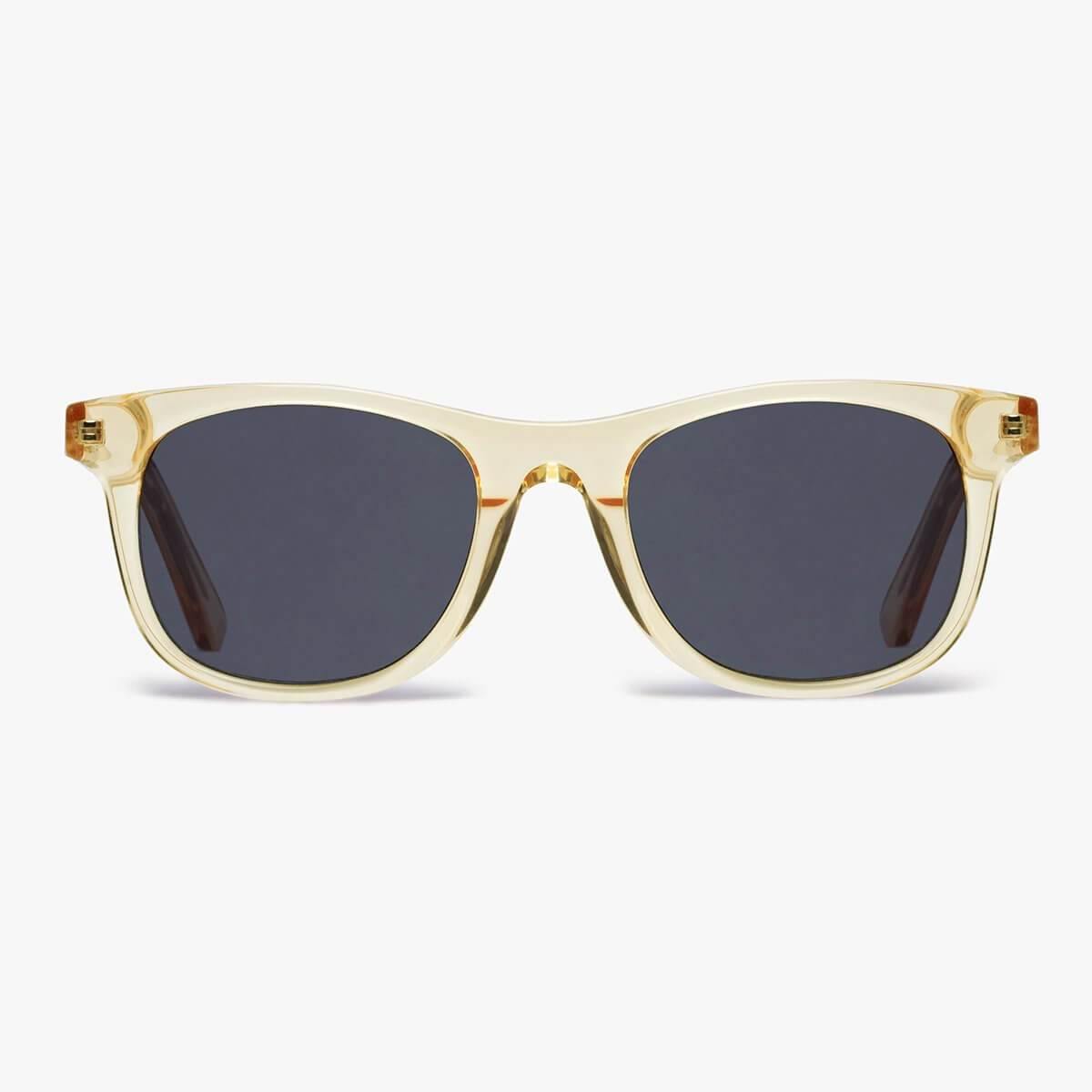 Luxreaders stylish Men's Malmö Crystal Lemon Sunglasses. Made from Acetate in a Square shape.
