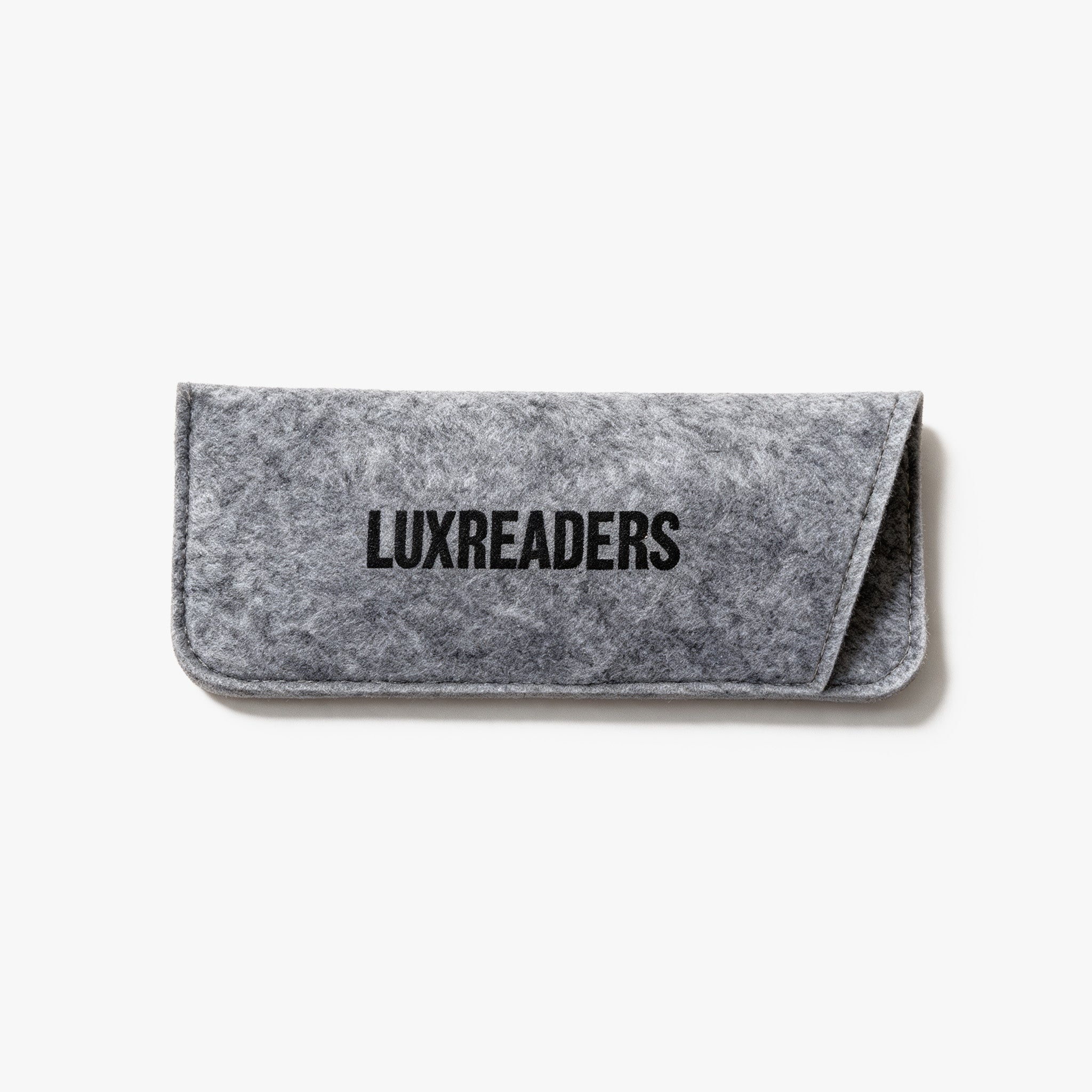 Všechny naše brýle na čtení v Luxreaders se dodávají s tímto vysoce kvalitním plstěným pouzdrem, zdarma