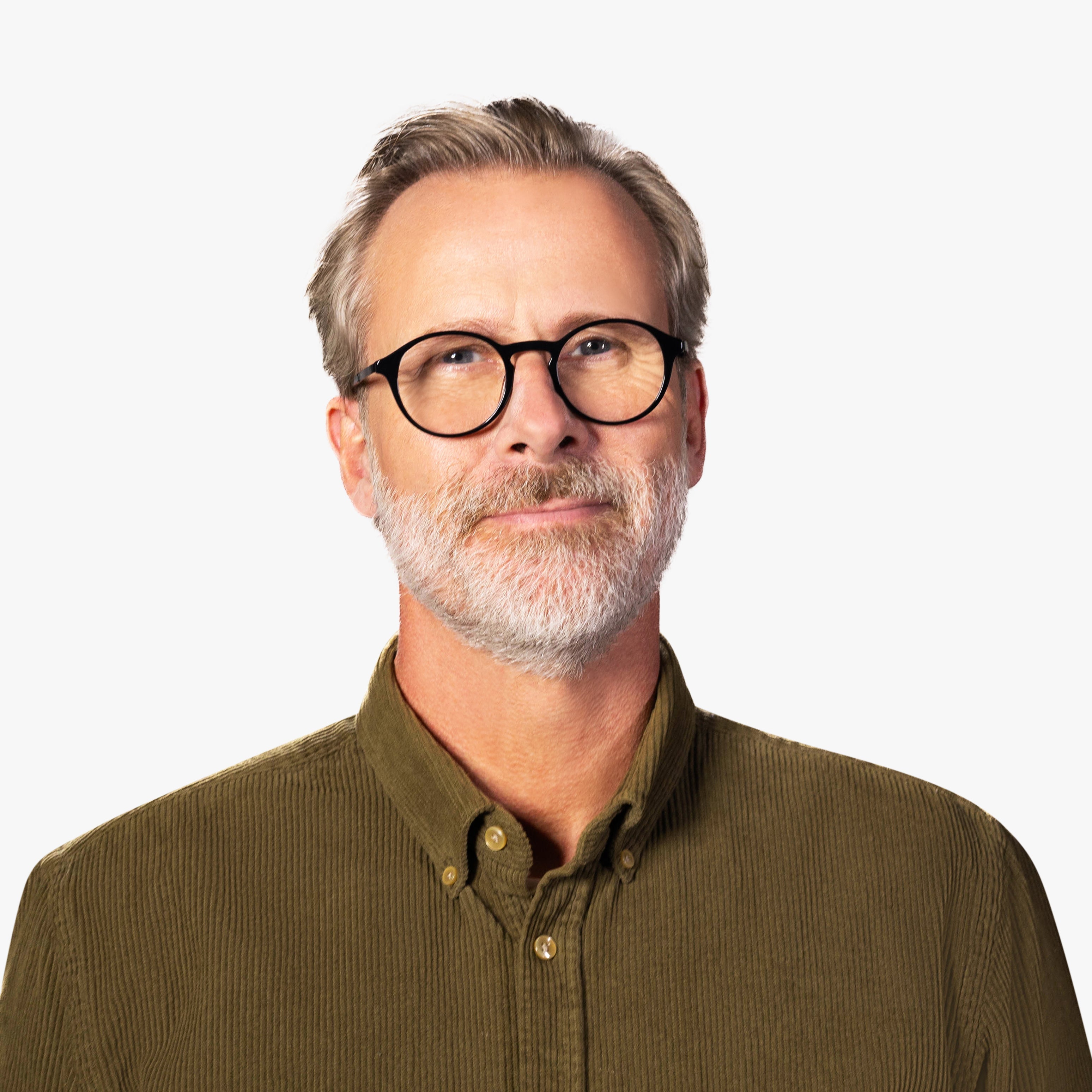 Person wearing Men's Ærø Black glasses