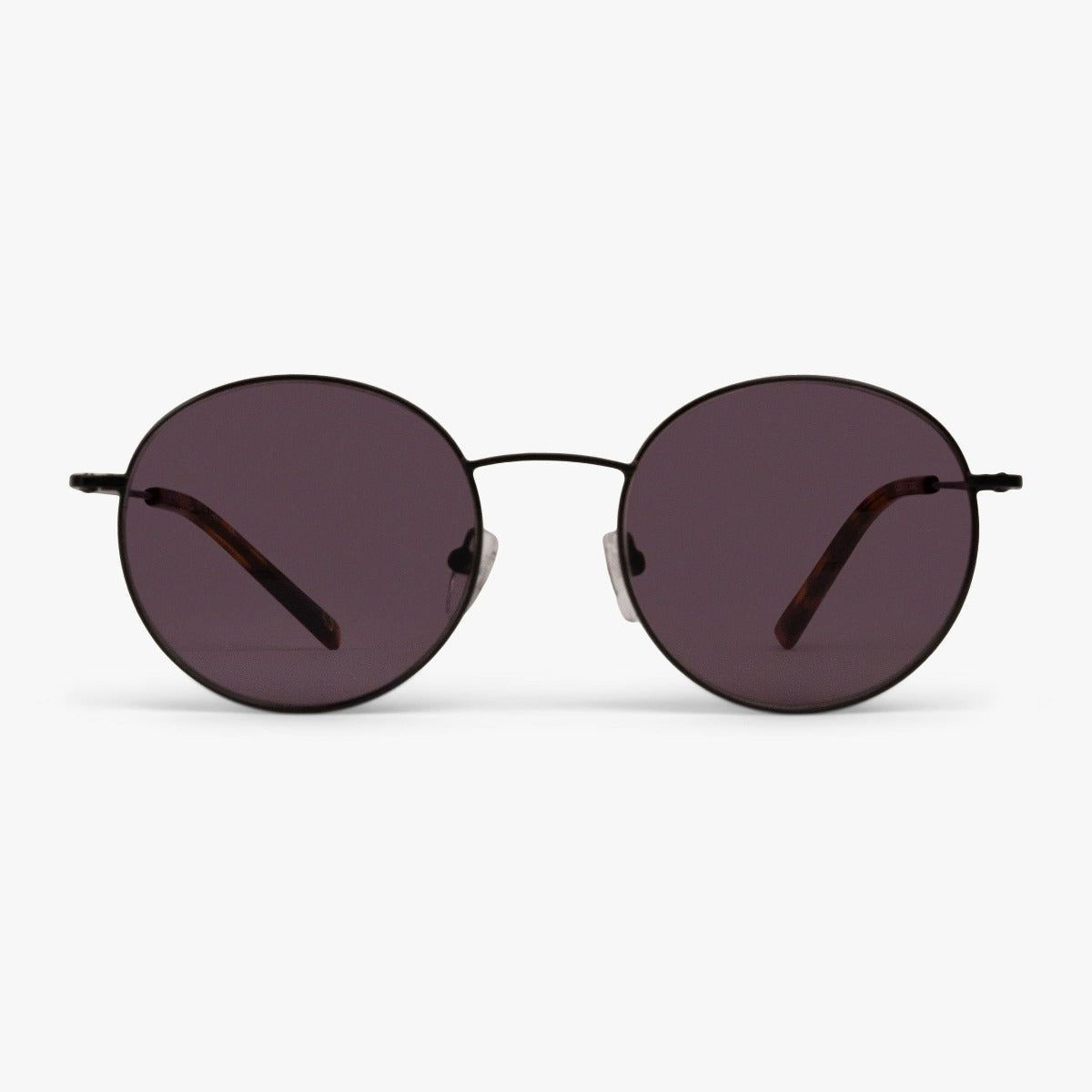 Luxreaders stylish Women's Tromsø Black Sunglasses. Made from Stainless steel in a Round shape.