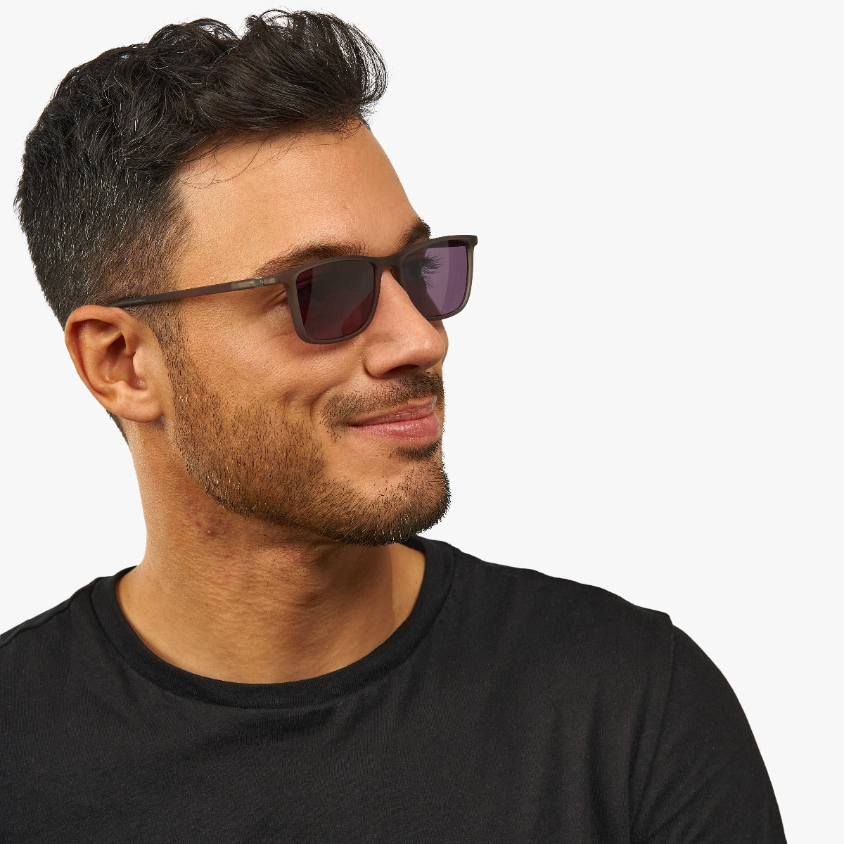 Person wearing Skagen Grey sunglasses