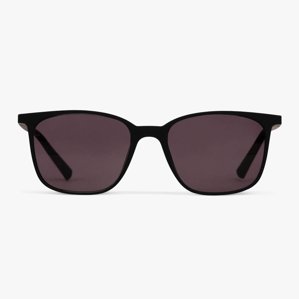 Women's Fyn Black sunglasses with black frame and dark lenses