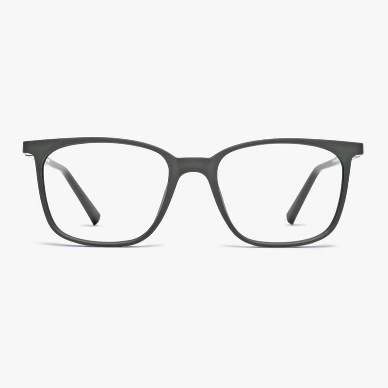 Women's Fyn Dark Army square glasses