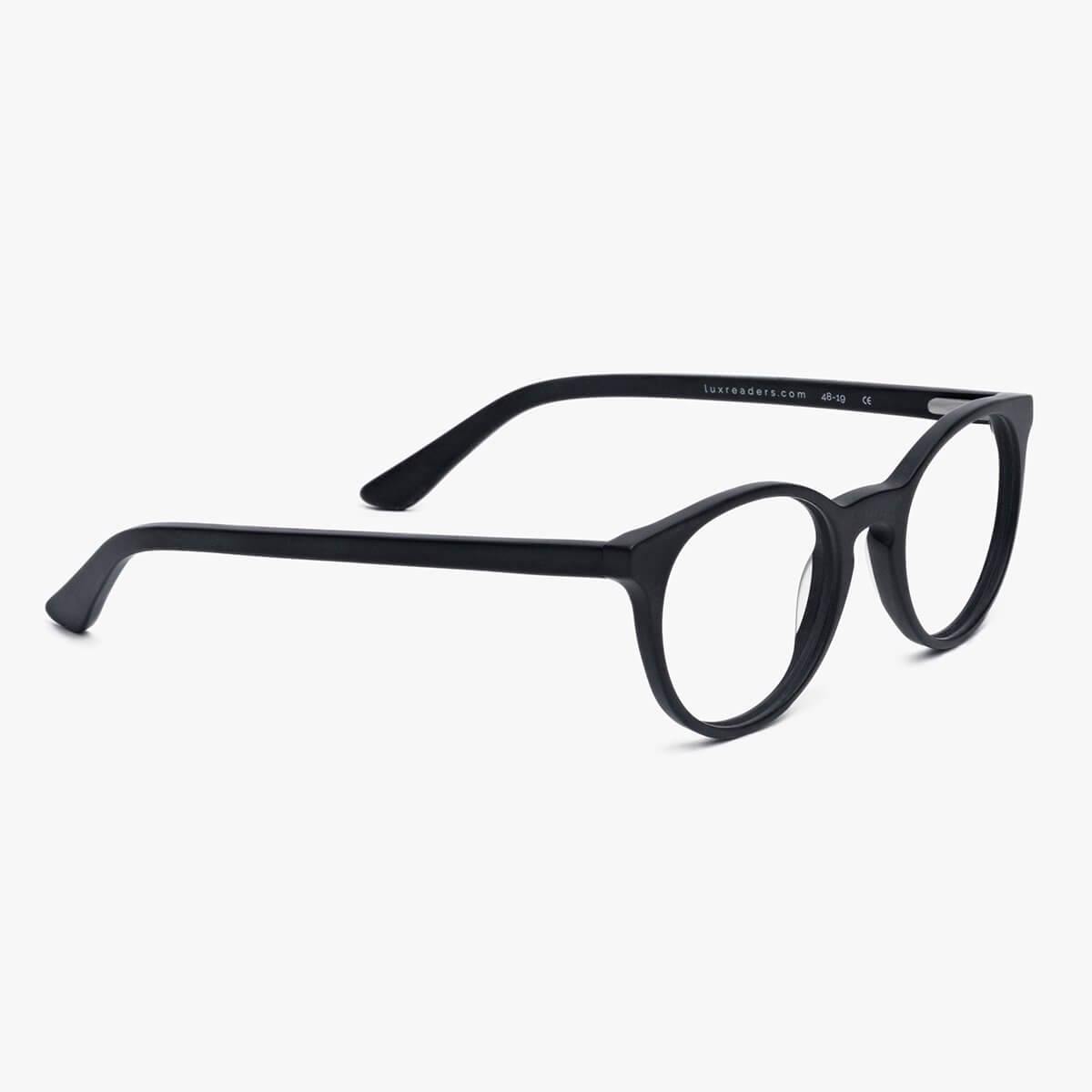 Women's Örebro black reading glasses with a sleek design