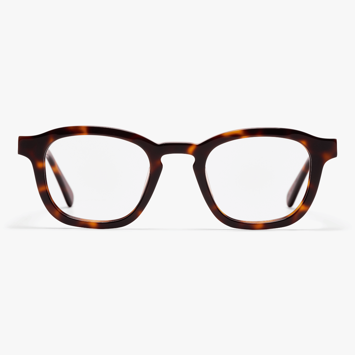 Tortoiseshell rectangular reading glasses