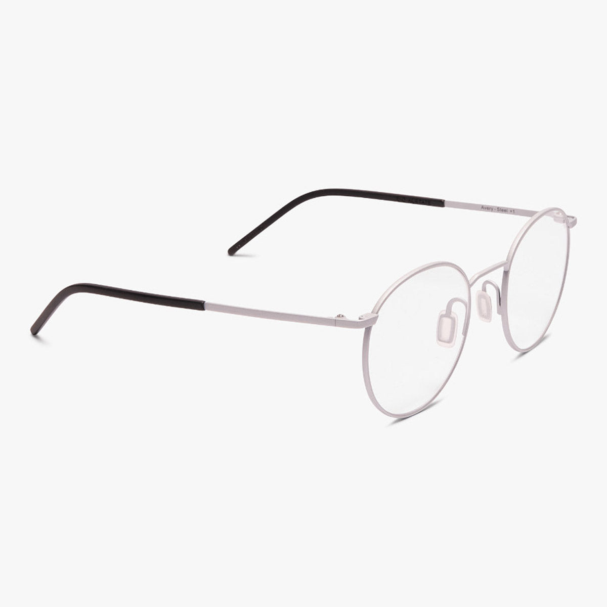 Women's Silkeborg Steel round frame glasses with thin black temples