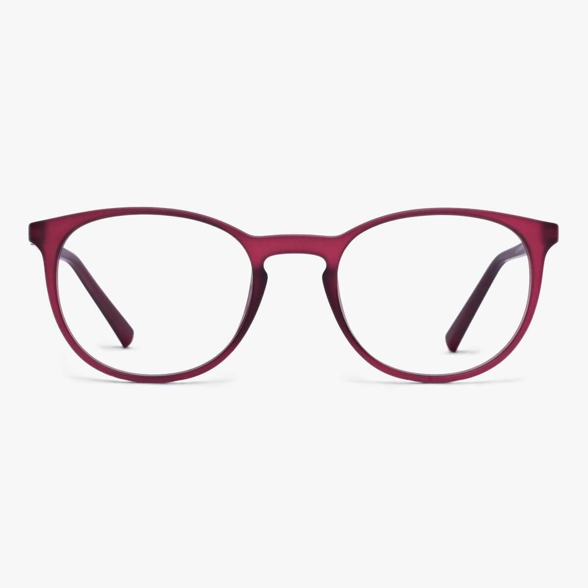 Women's Stockholm Red glasses with round red frame
