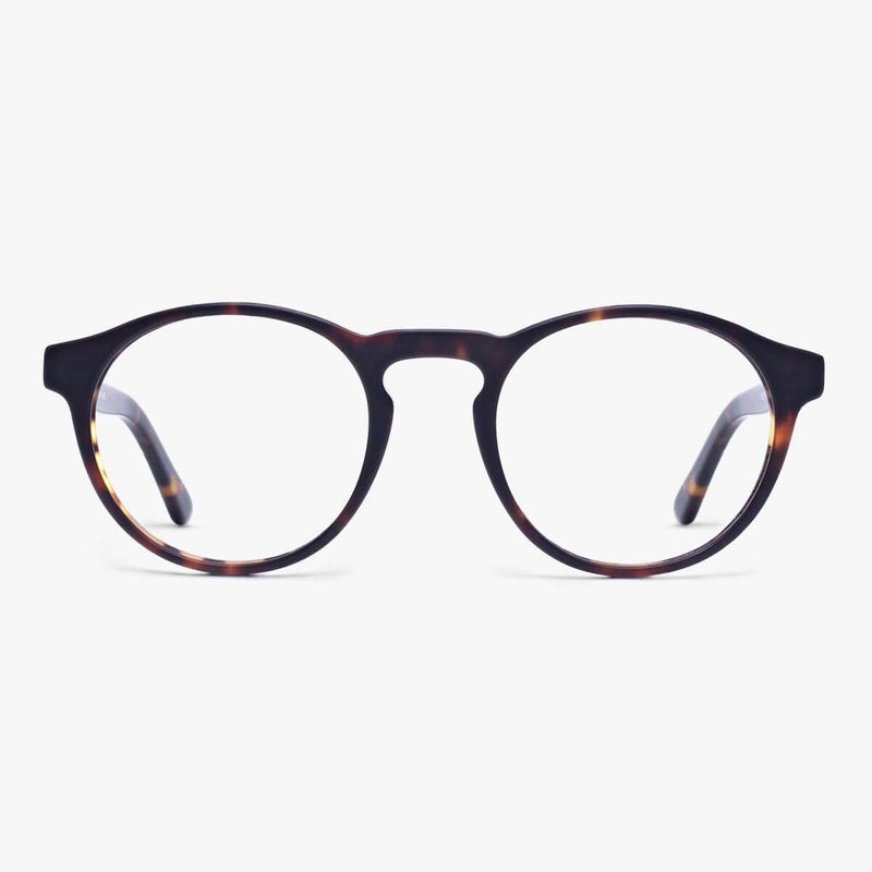 Women's Trondheim Dark Turtle round glasses