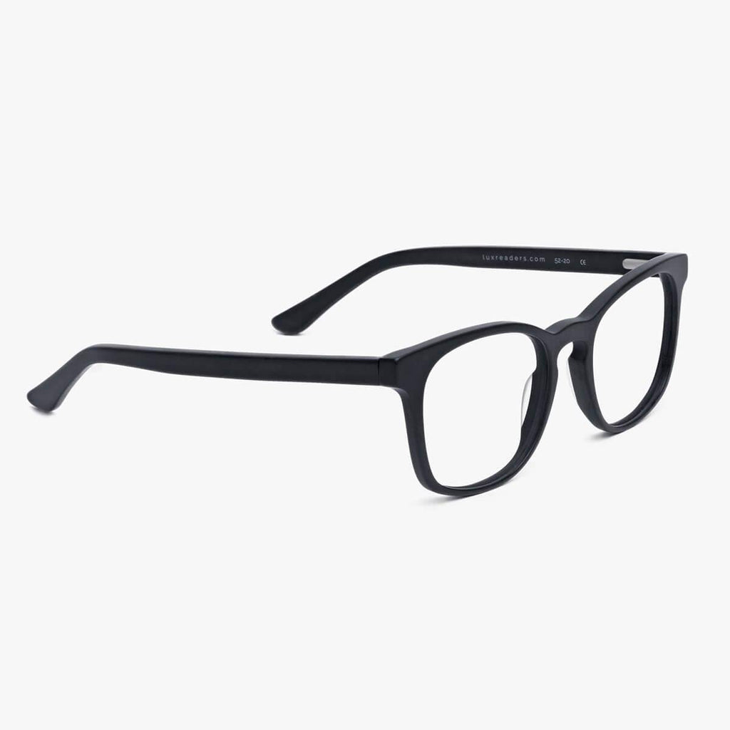 Men's Baker Black Reading glasses - Luxreaders.com