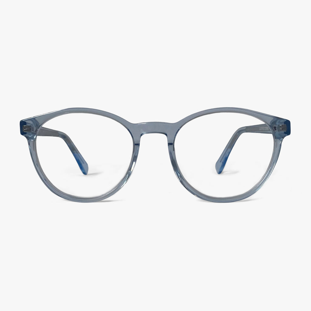 Buy Quincy Crystal Blue Blue light glasses - Luxreaders.com