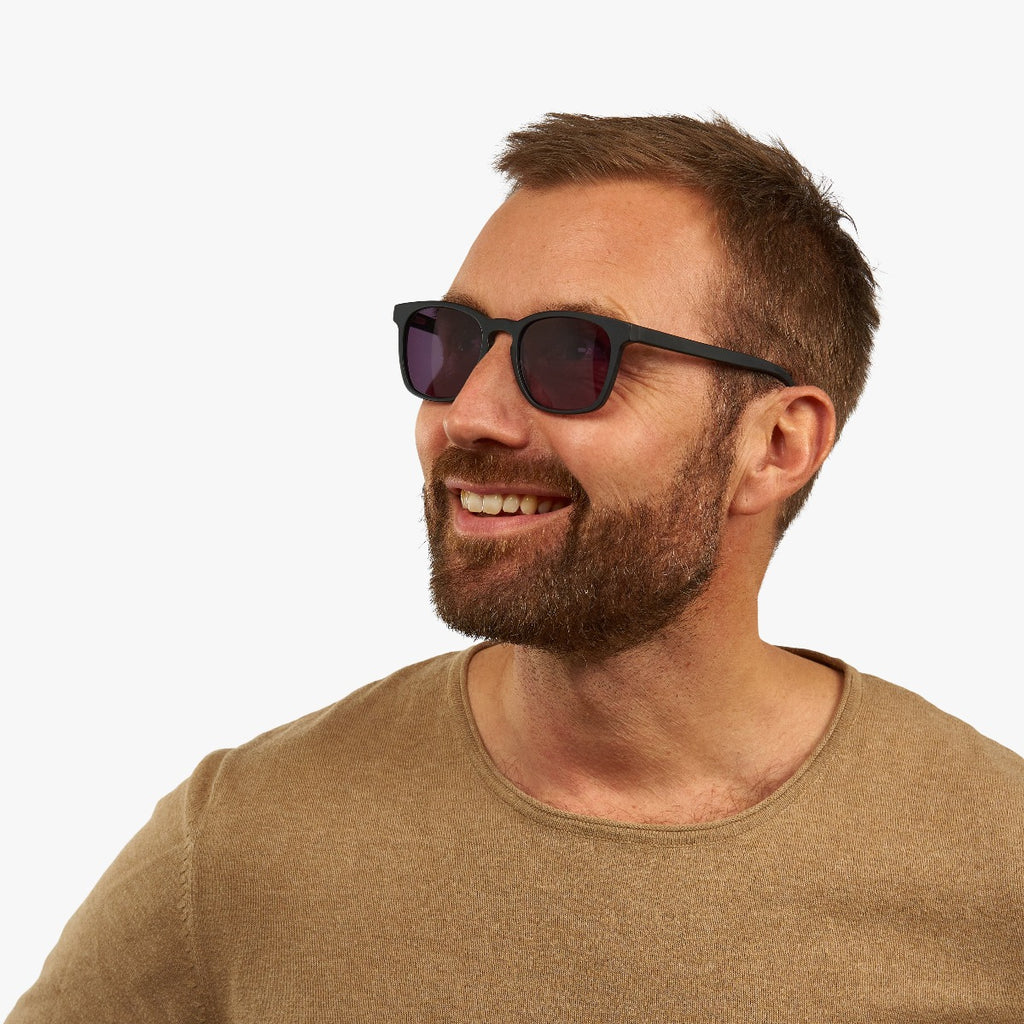 Men's Baker Black Sunglasses - Luxreaders.com