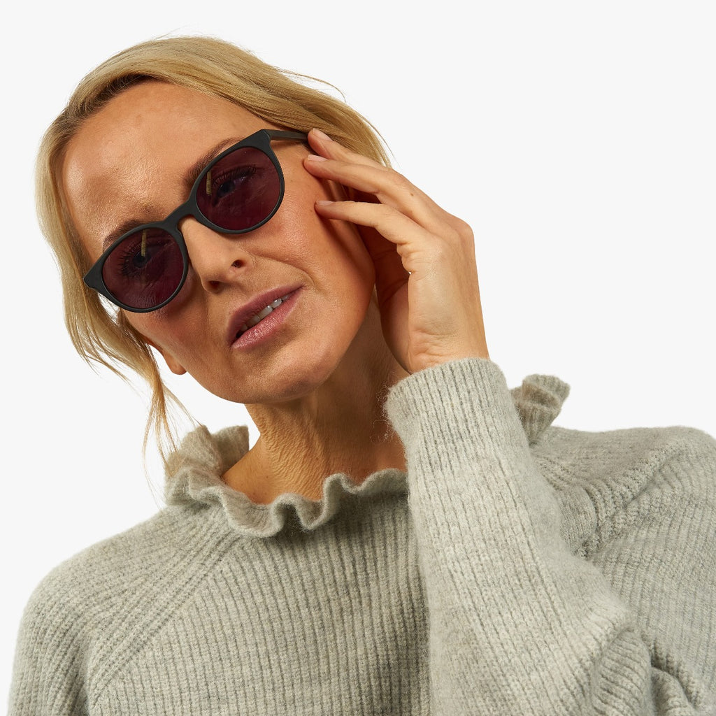 Women's Cole Black Sunglasses - Luxreaders.com