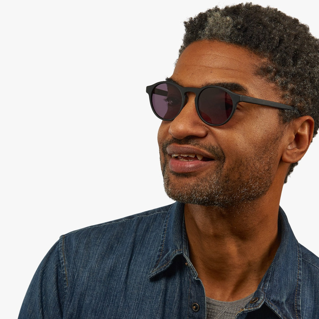 Men's Morgan Black Sunglasses - Luxreaders.com