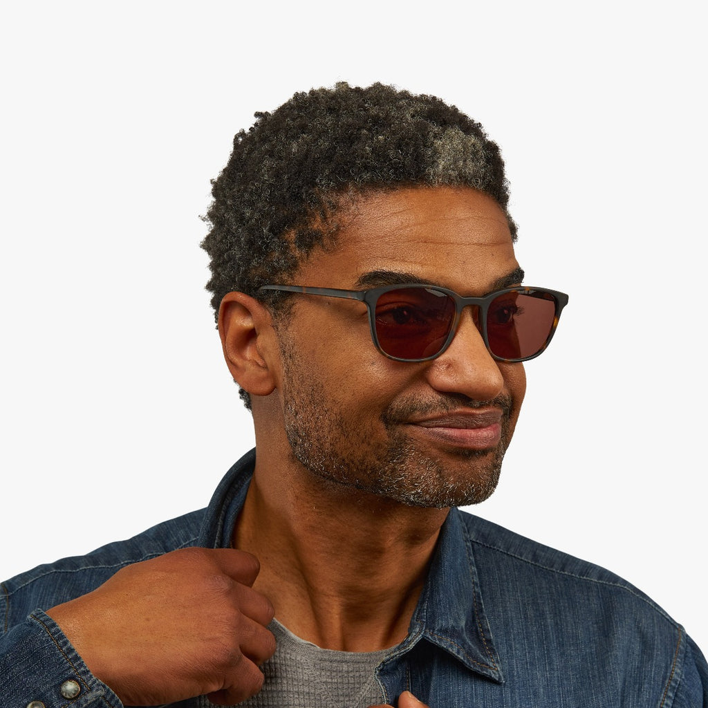 Men's Taylor Dark Turtle Sunglasses - Luxreaders.com