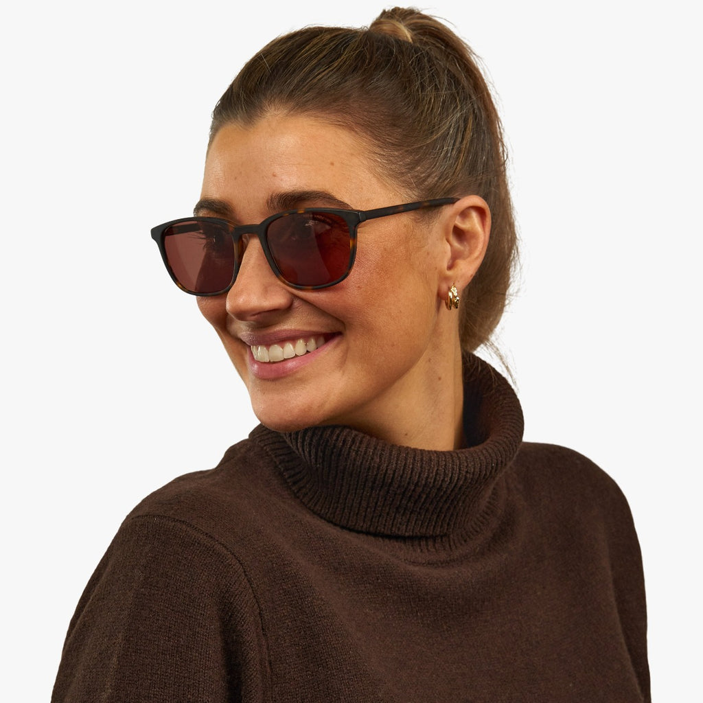 Women's Taylor Dark Turtle Sunglasses - Luxreaders.com