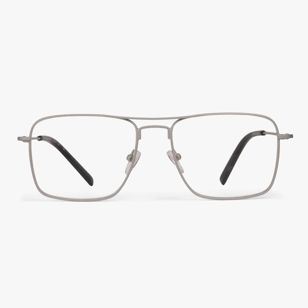 Buy Men's Clarke Steel Blue light glasses - Luxreaders.com
