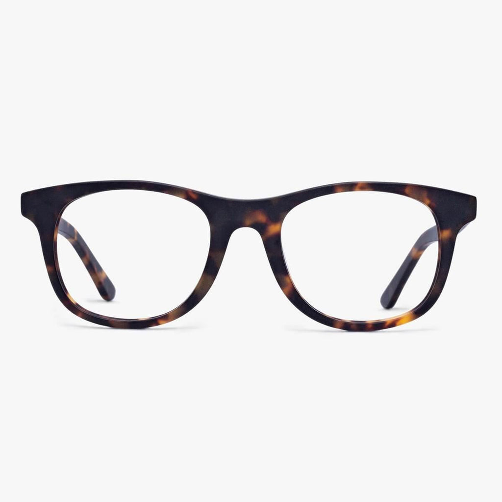 Buy Men's Evans Dark Turtle Blue light glasses - Luxreaders.com