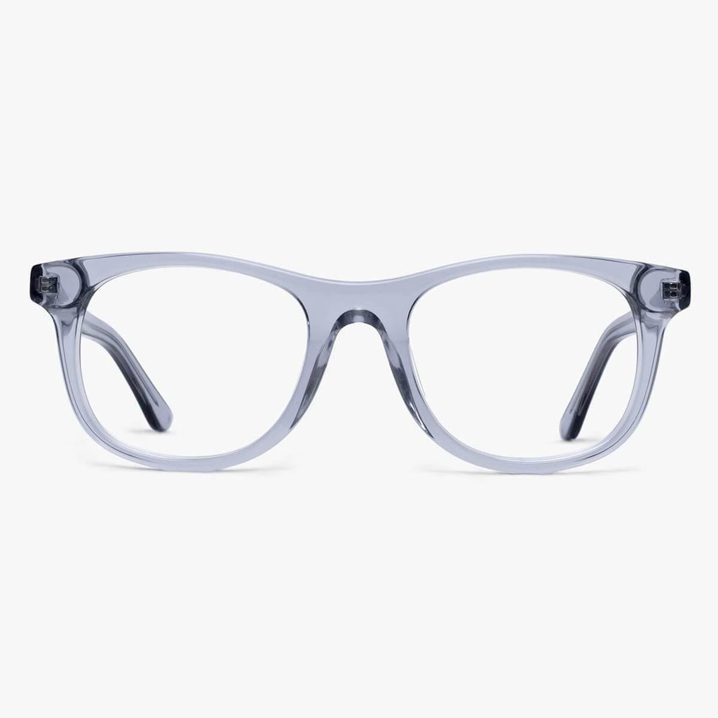 Buy Women's Evans Crystal Grey Blue light glasses - Luxreaders.com