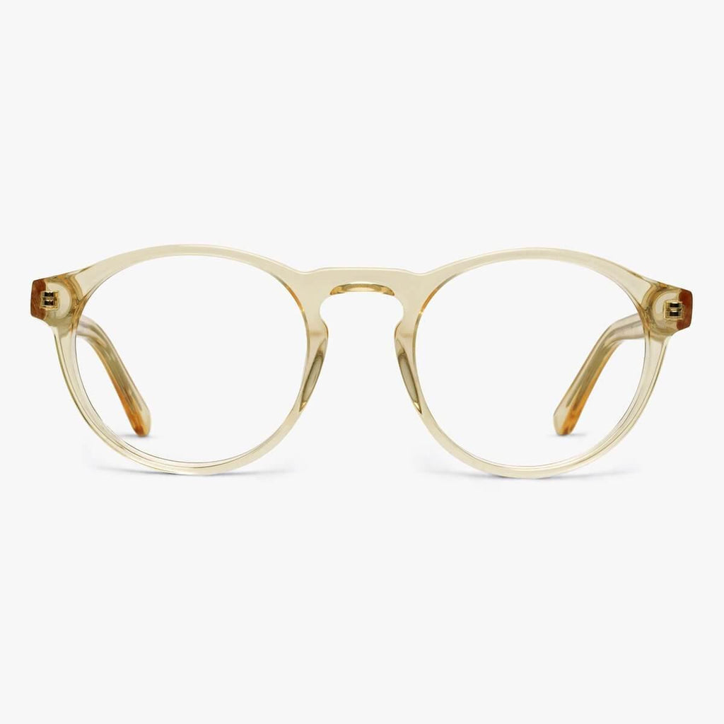 Buy Men's Morgan Crystal Lemon Reading glasses - Luxreaders.com