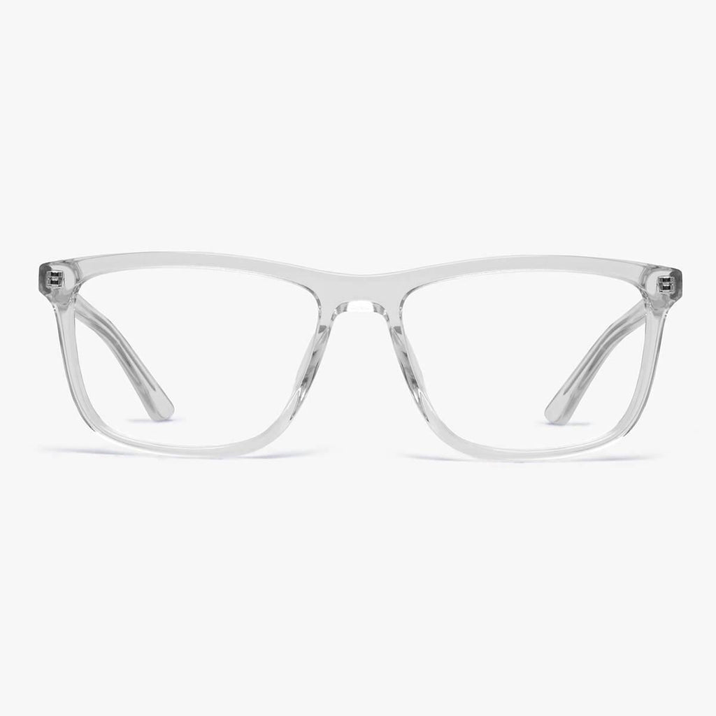 Buy Adams Crystal White Blue light glasses - Luxreaders.com