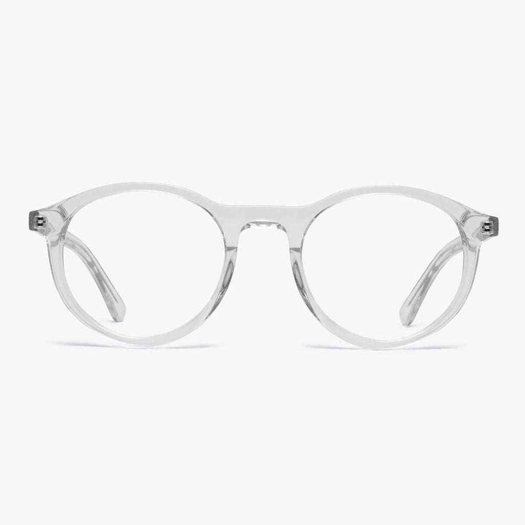 Buy Men's Walker Crystal White Blue light glasses - Luxreaders.com