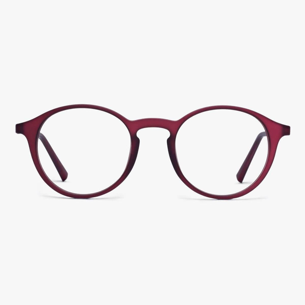 Buy Women's Wood Red Reading glasses - Luxreaders.com