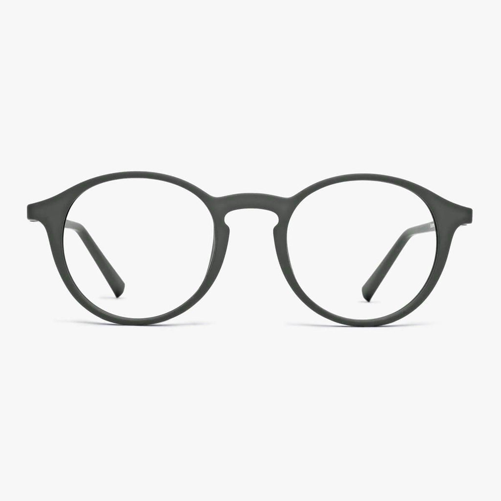Buy Women's Wood Dark Army Reading glasses - Luxreaders.com