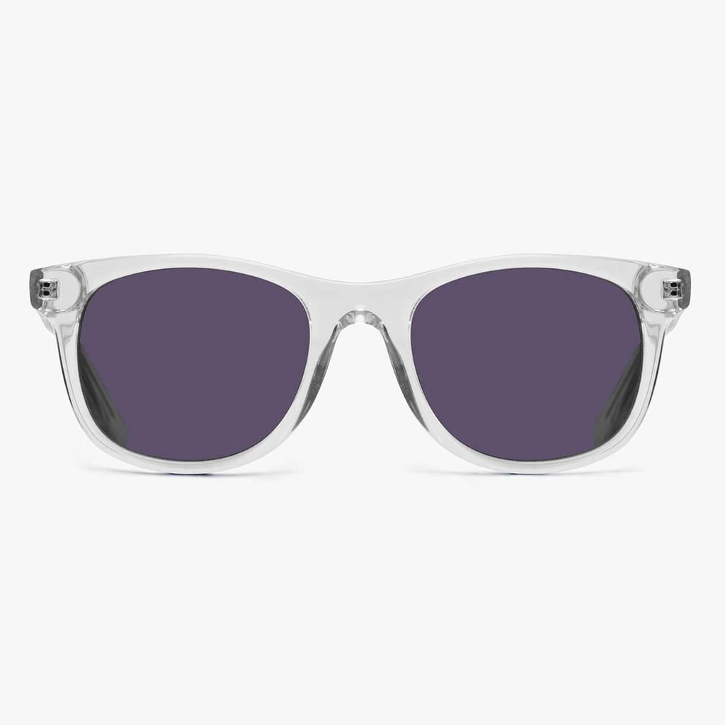 Buy Men's Evans Crystal White Sunglasses - Luxreaders.com