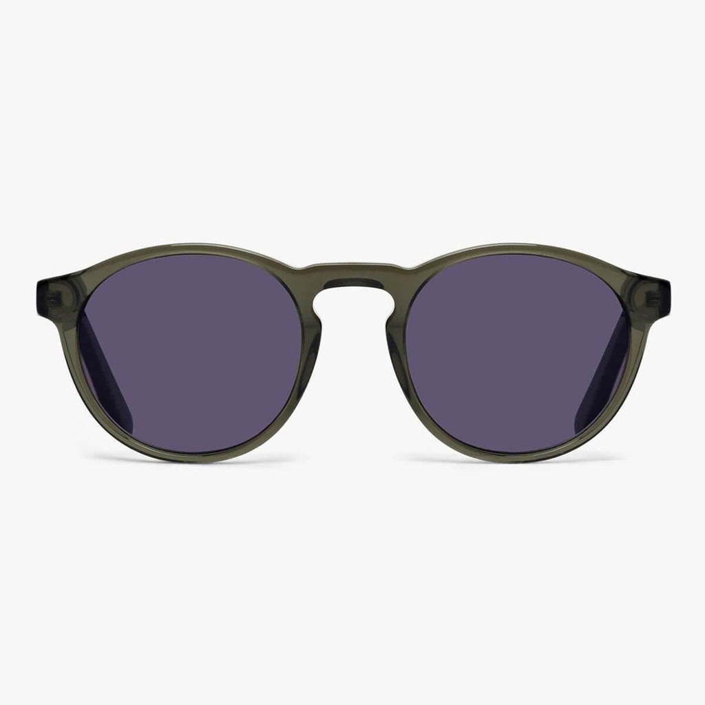 Buy Men's Morgan Shiny Olive Sunglasses - Luxreaders.com