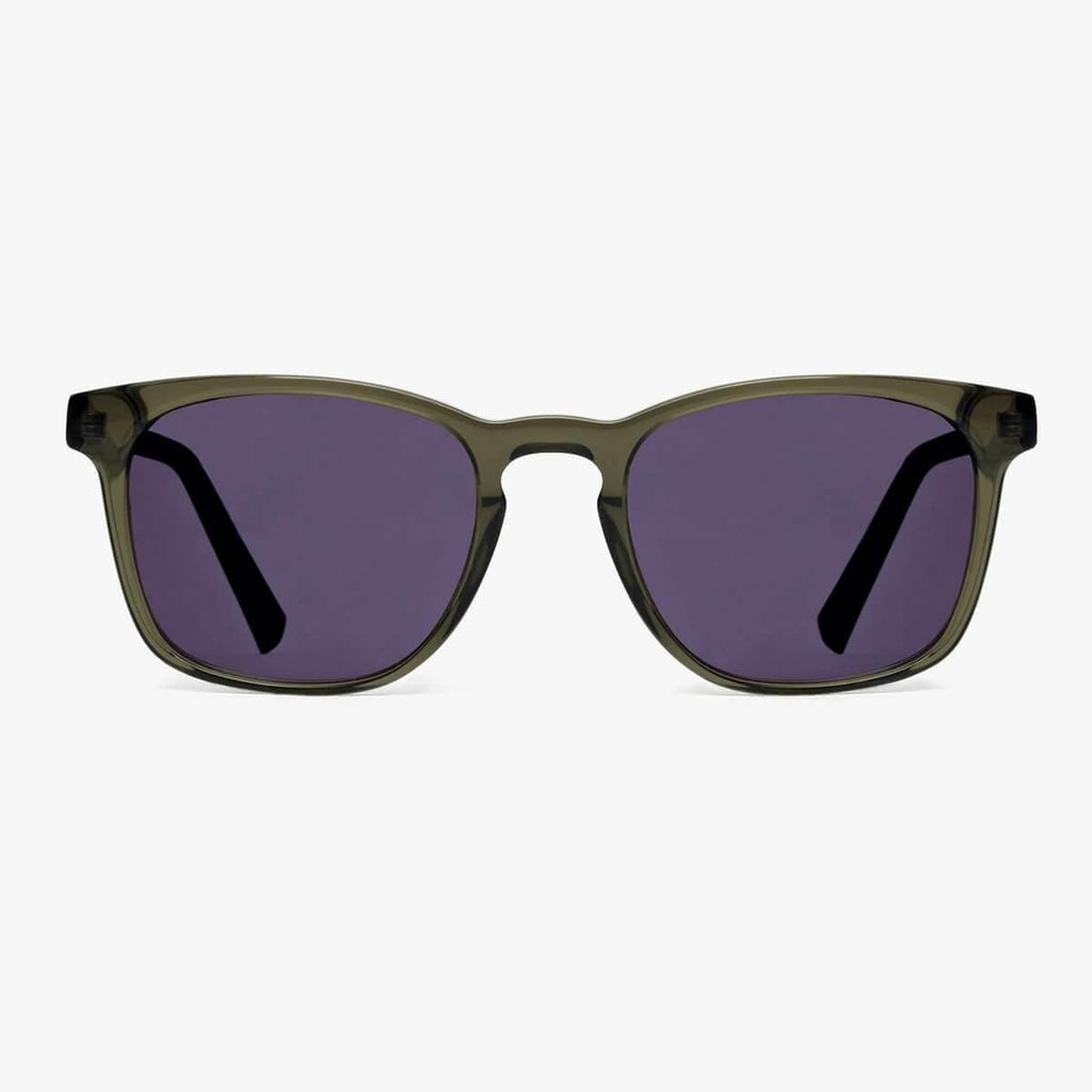 Buy Men's Baker Shiny Olive Sunglasses - Luxreaders.com