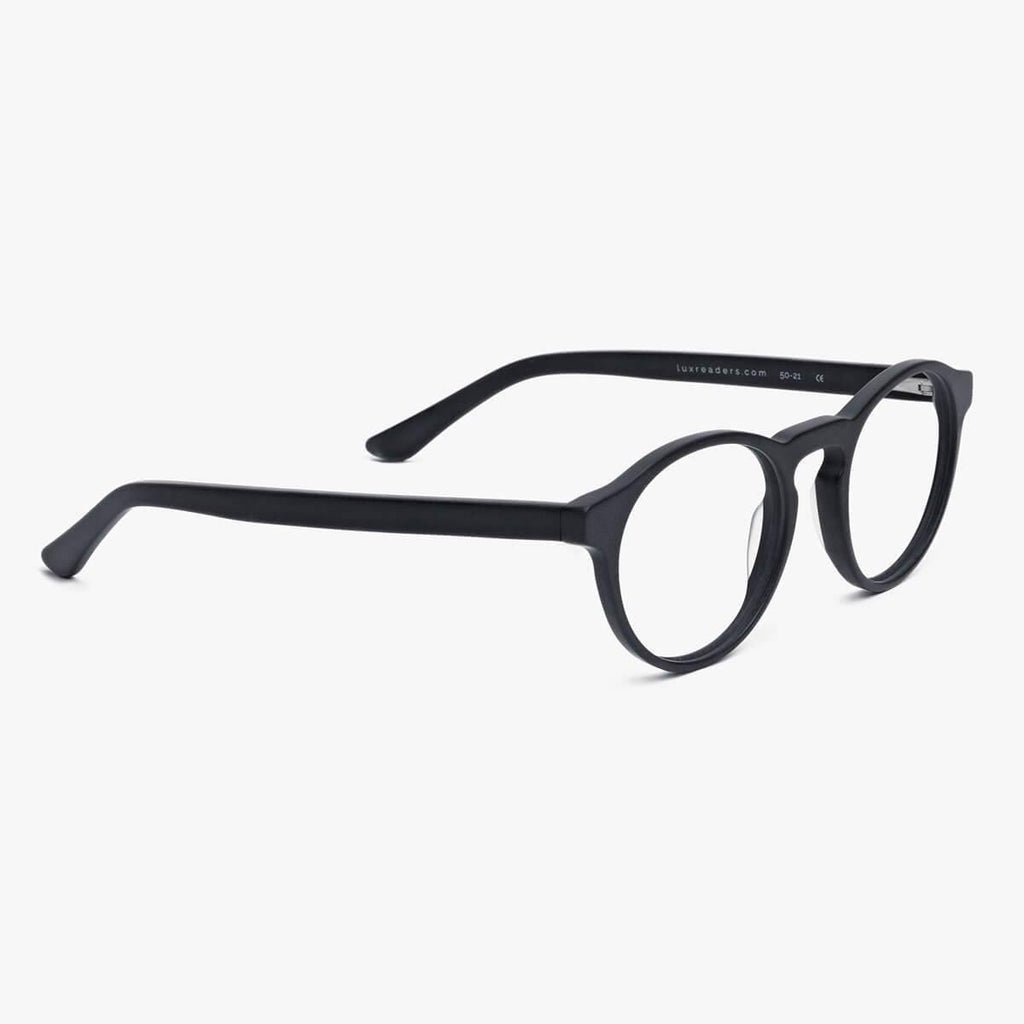 Women's Morgan Black Reading glasses - Luxreaders.com