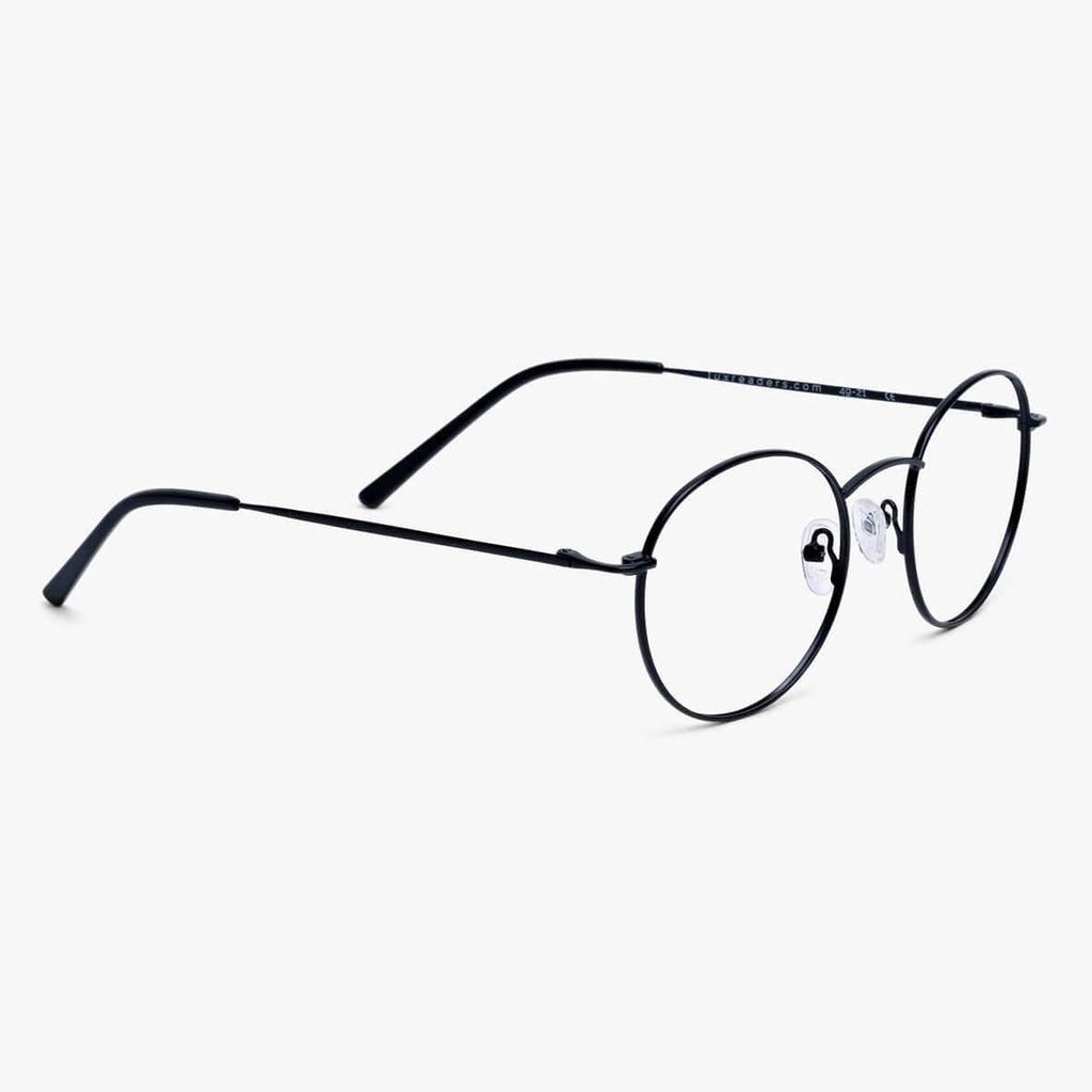 Men's Miller Black Reading glasses - Luxreaders.com