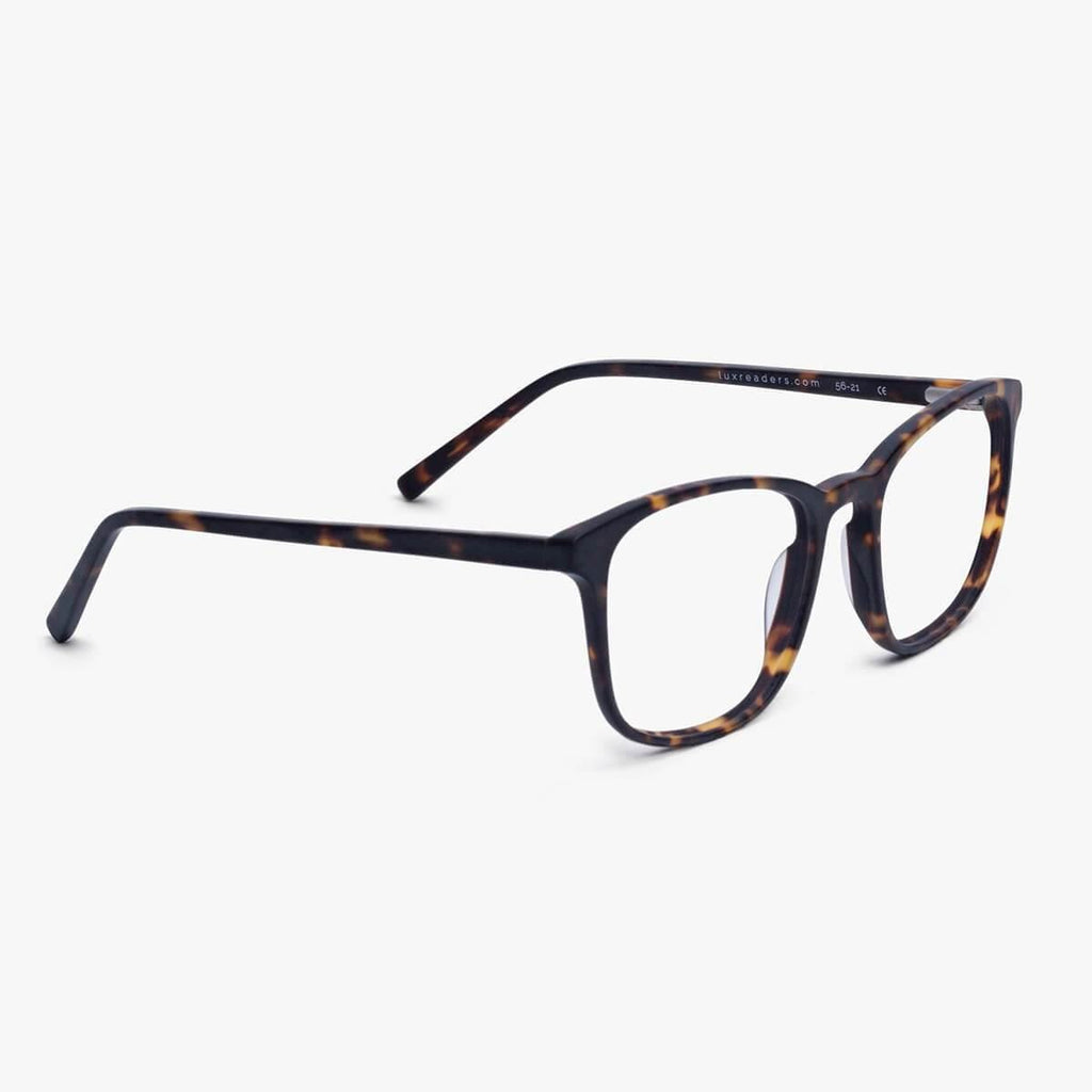 Men's Taylor Dark Turtle Blue light glasses - Luxreaders.com