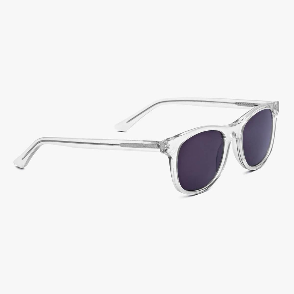 Women's Evans Crystal White Sunglasses - Luxreaders.com