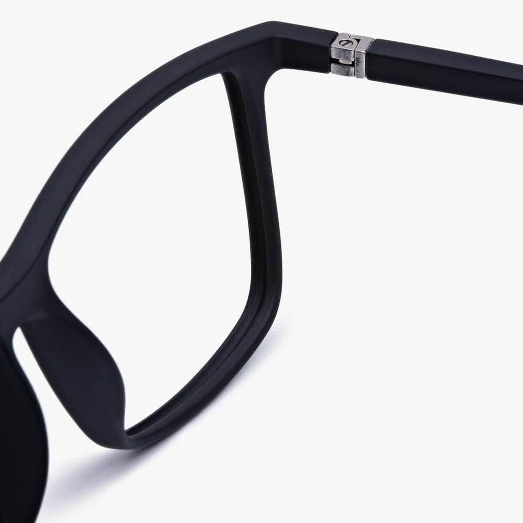 Hunter Black Reading glasses - Luxreaders.com