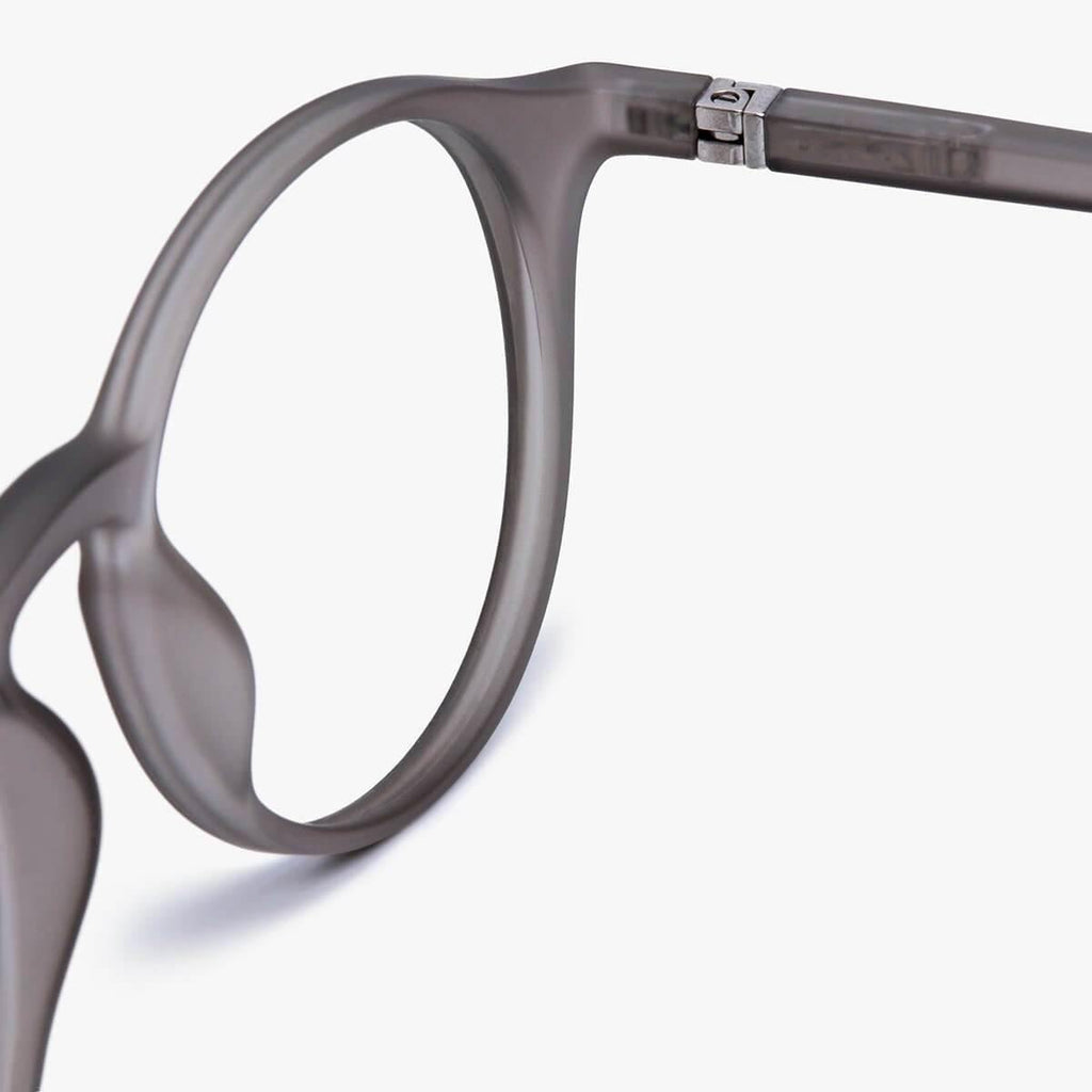 Women's Wood Grey Blue light glasses - Luxreaders.com