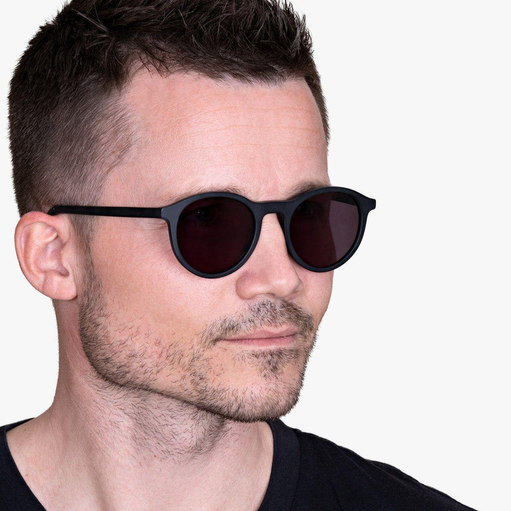 Men's Walker Black Sunglasses - Luxreaders.com