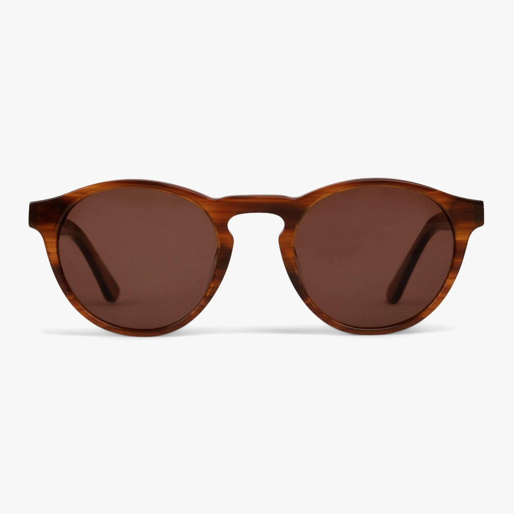 Buy Morgan Shiny Walnut Sunglasses - Luxreaders.com