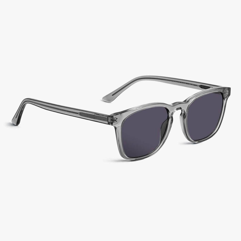 Men's Baker Crystal Grey Sunglasses - Luxreaders.com