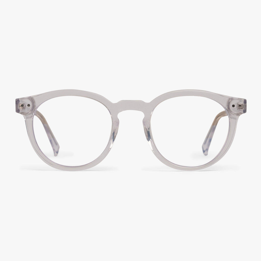 Buy Thompson Crystal White Blue light glasses - Luxreaders.com